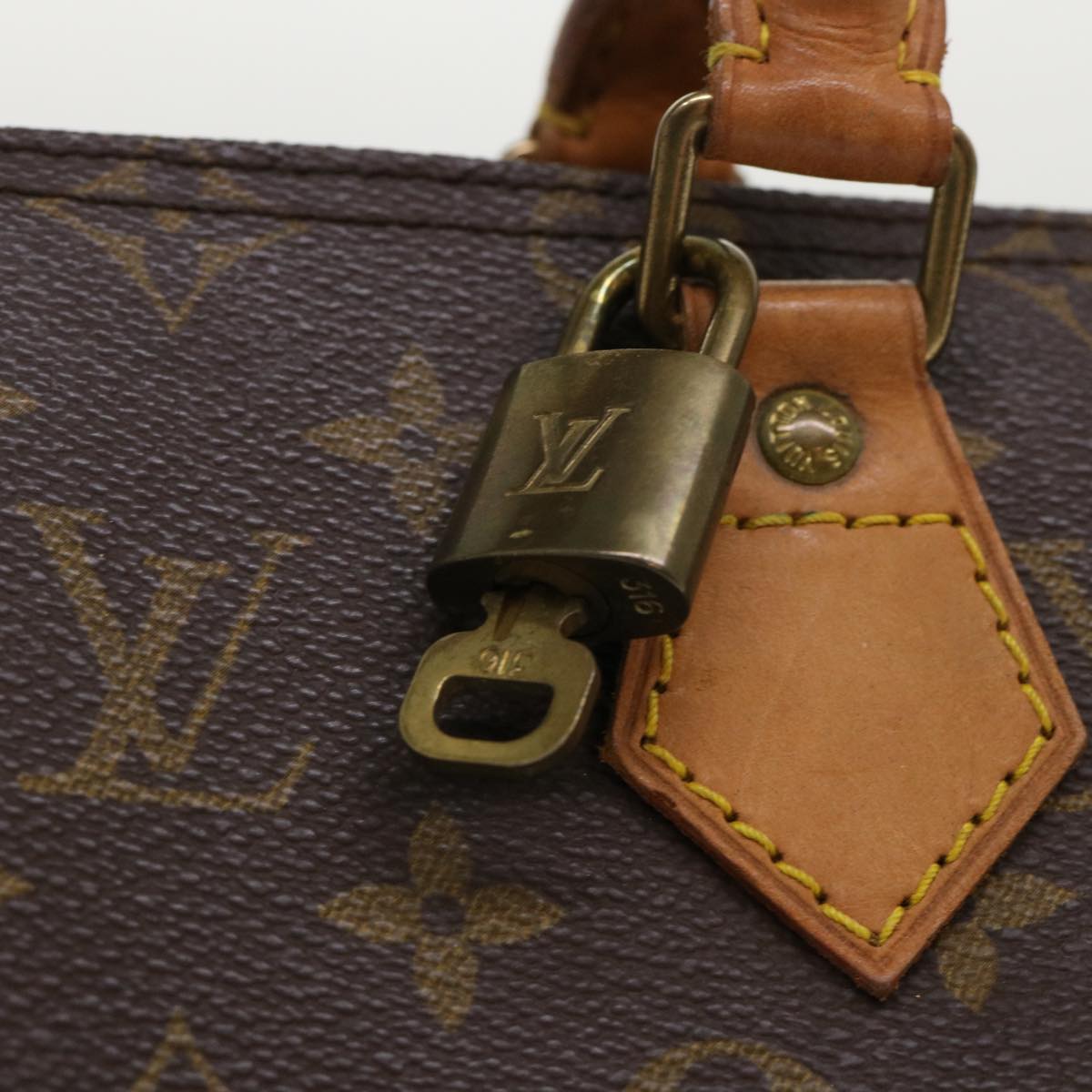 LOUIS VUITTON Monogram Speedy 25 Hand Bag M41528 LV Auth yk7597