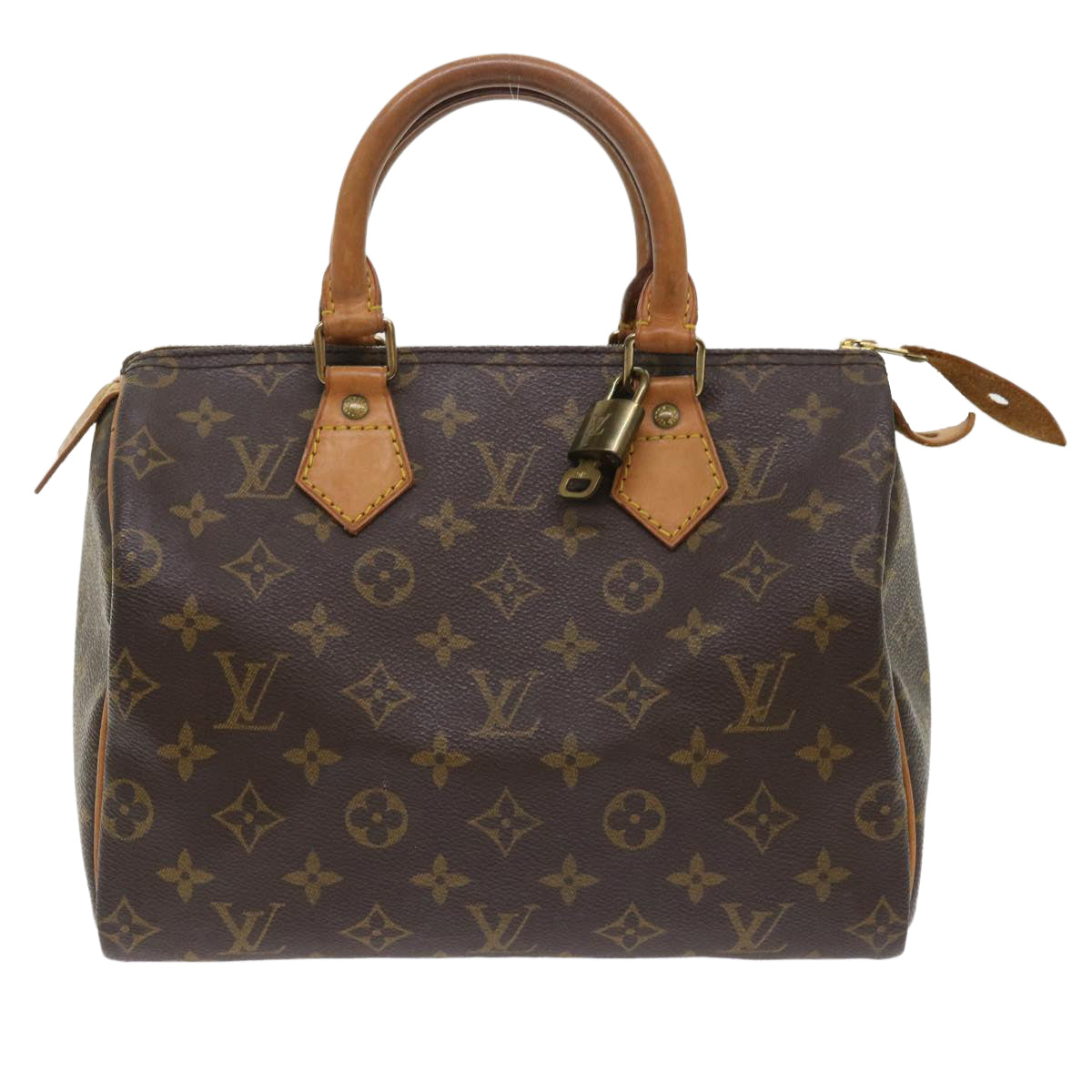 LOUIS VUITTON Monogram Speedy 25 Hand Bag M41528 LV Auth yk7597