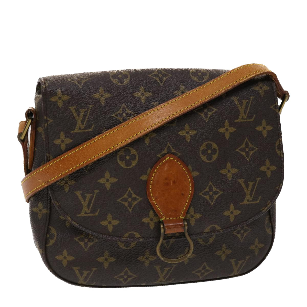 LOUIS VUITTON Monogram Saint Cloud GM Shoulder Bag M51242 LV Auth yk7601