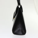 GIVENCHY Hand Bag Leather Black Auth yk7688B-3