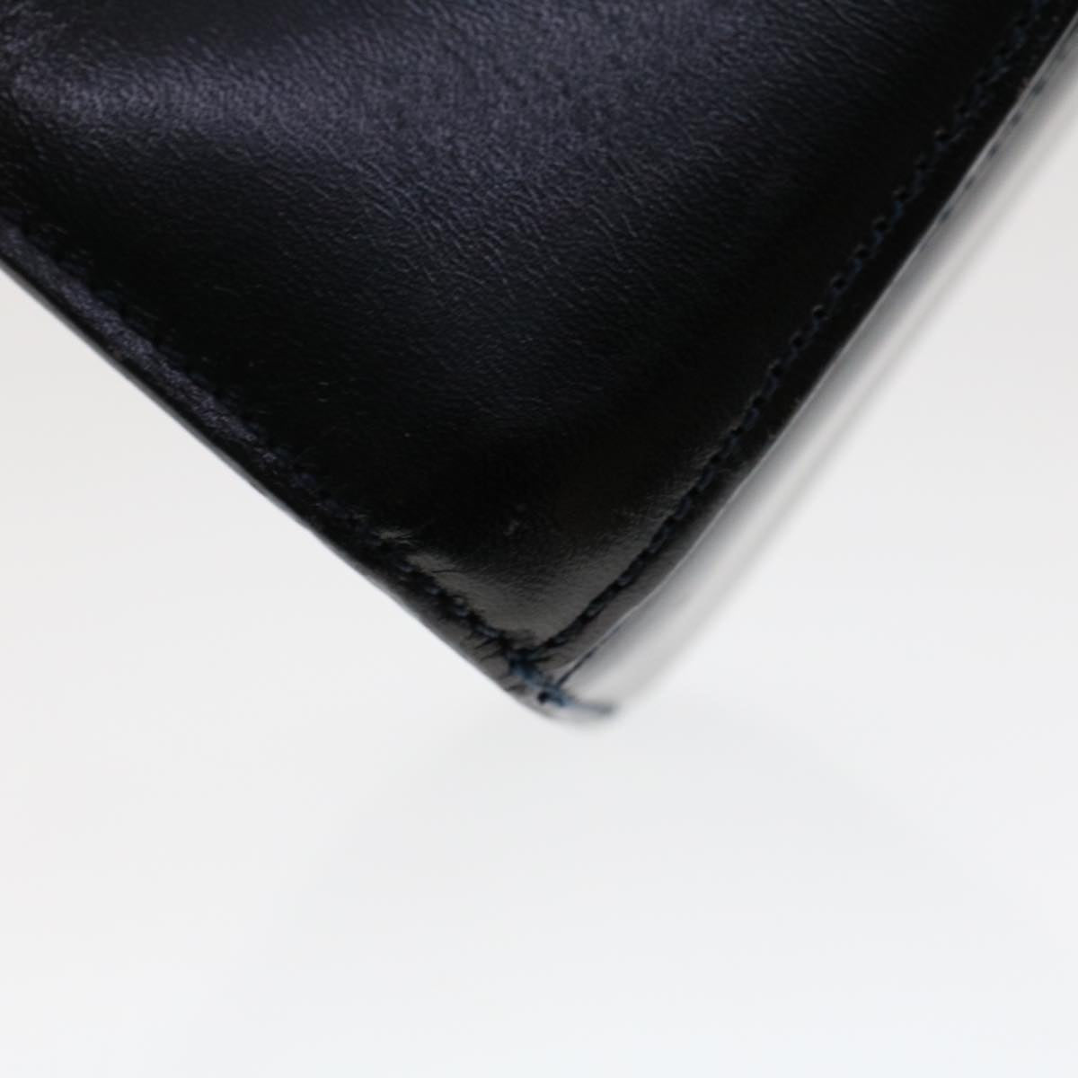 BALLY Hand Bag Leather 2way Black Auth yk7701B