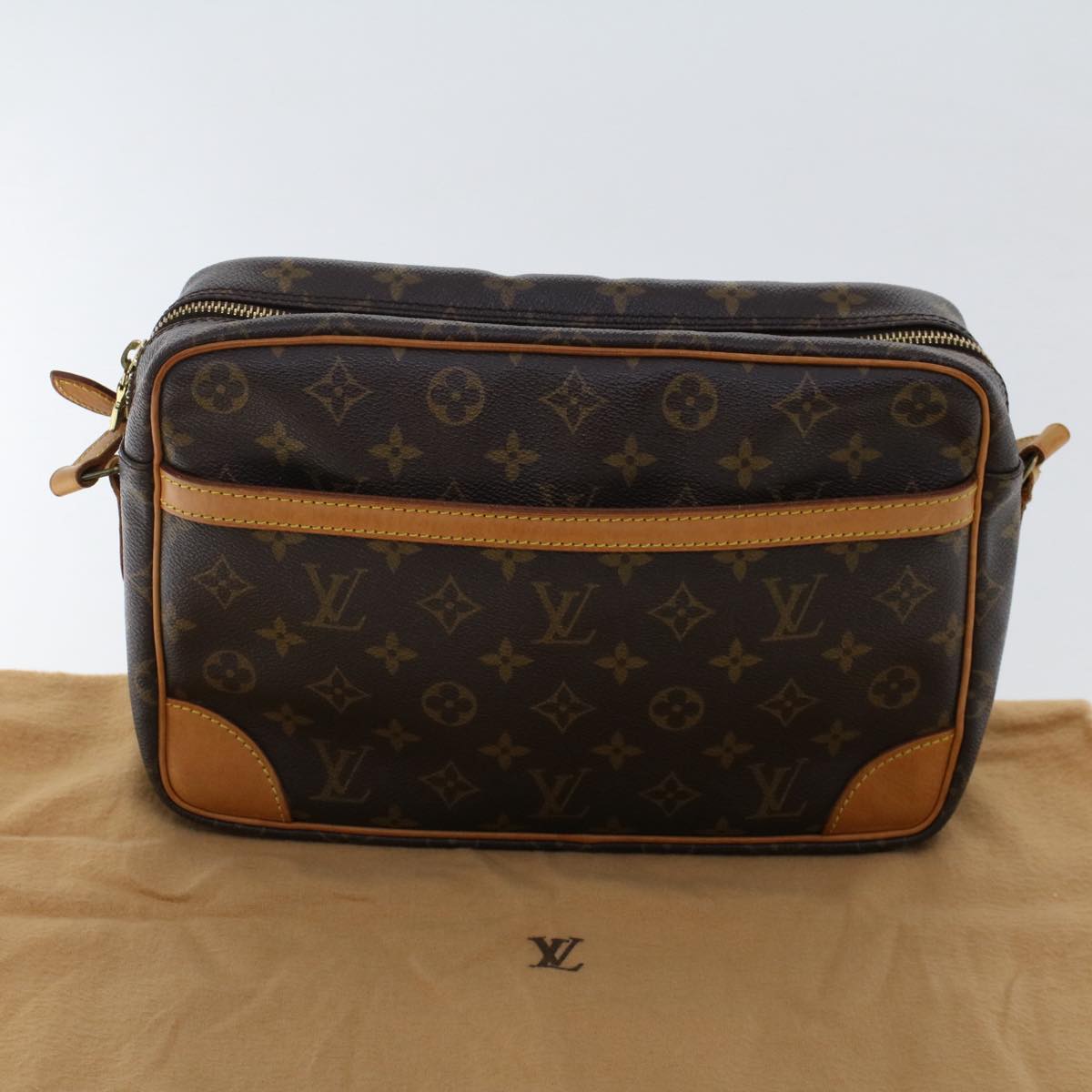 LOUIS VUITTON Monogram Trocadero 30 Shoulder Bag M51272 LV Auth yk7737