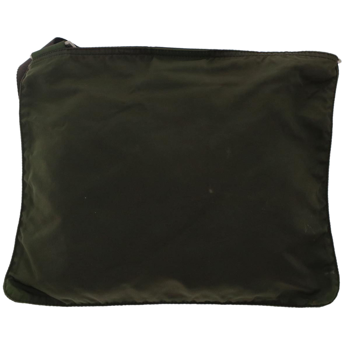 PRADA Shoulder Bag Nylon Khaki Auth yk7822B - 0