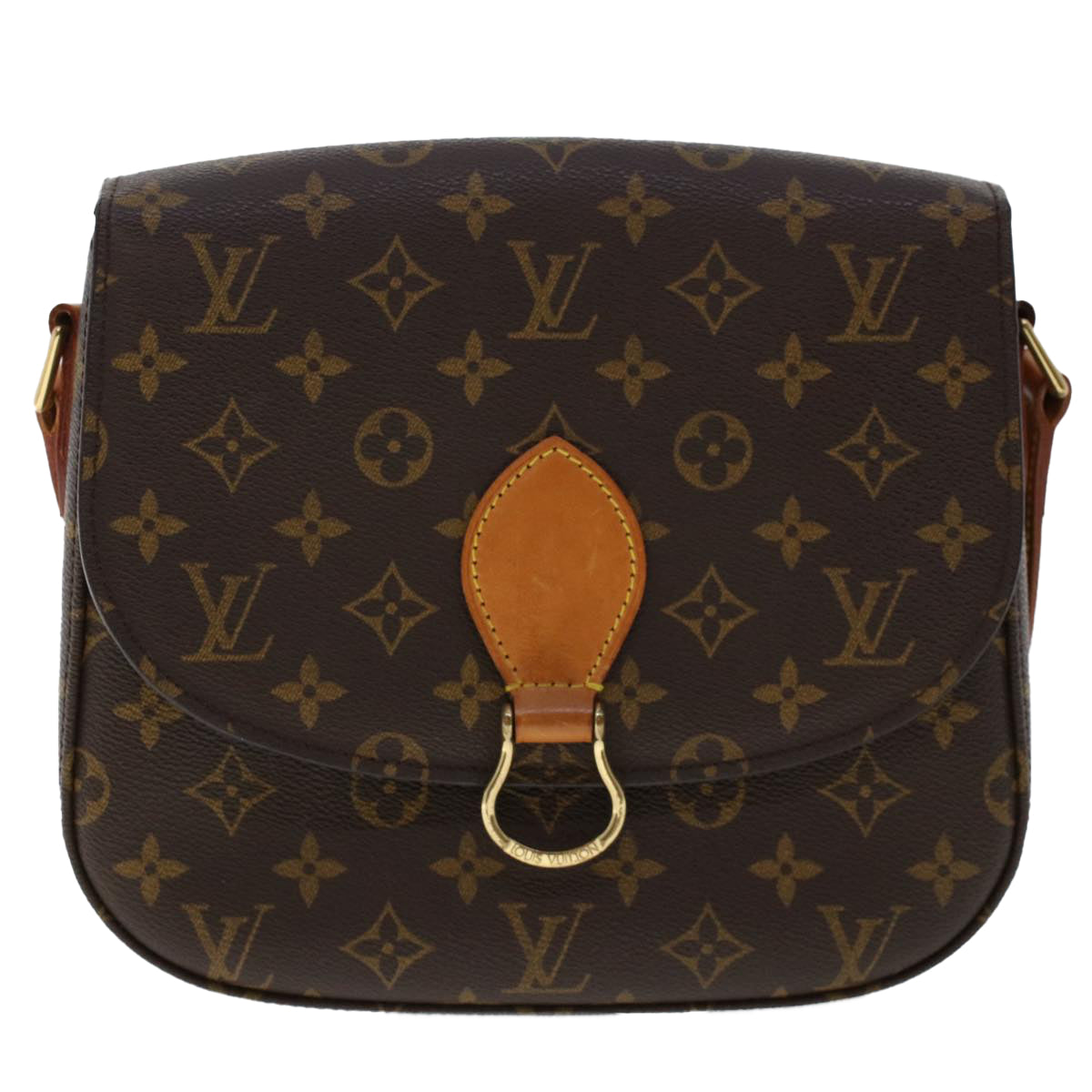 LOUIS VUITTON Monogram Saint Cloud GM Shoulder Bag M51242 LV Auth yk7840B