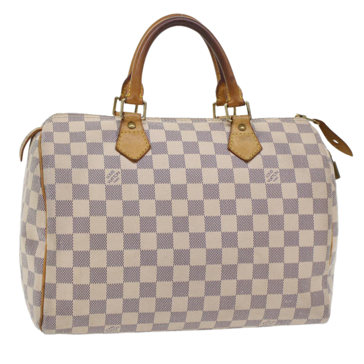 LOUIS VUITTON Damier Azur Speedy 30 Hand Bag N41533 LV Auth yk7904