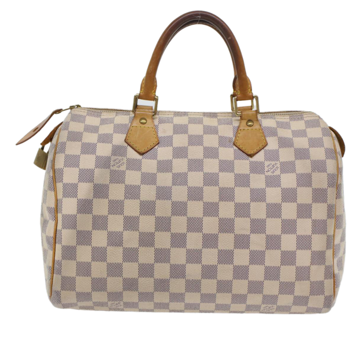 LOUIS VUITTON Damier Azur Speedy 30 Hand Bag N41533 LV Auth yk7904 - 0