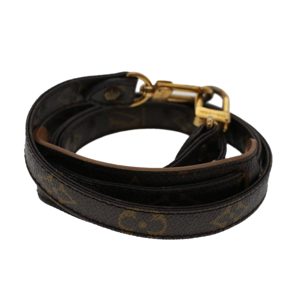 LOUIS VUITTON Monogram Shoulder Strap 47.2"" LV Auth yk7915