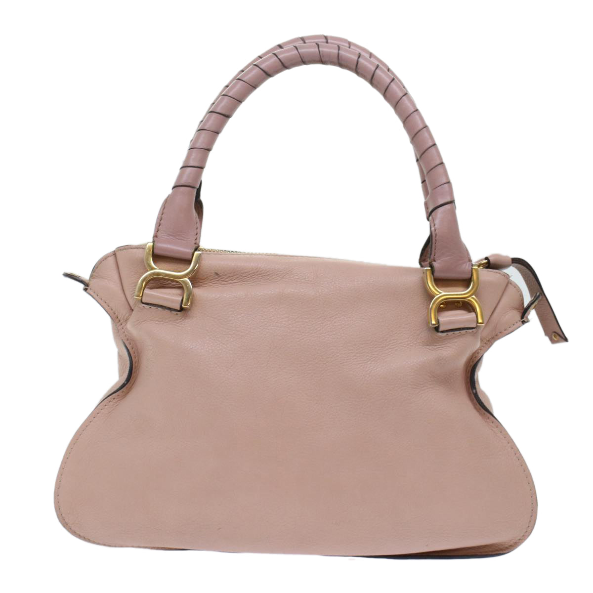 Chloe Mercy Hand Bag Leather 2way Pink Auth yk7960 - 0