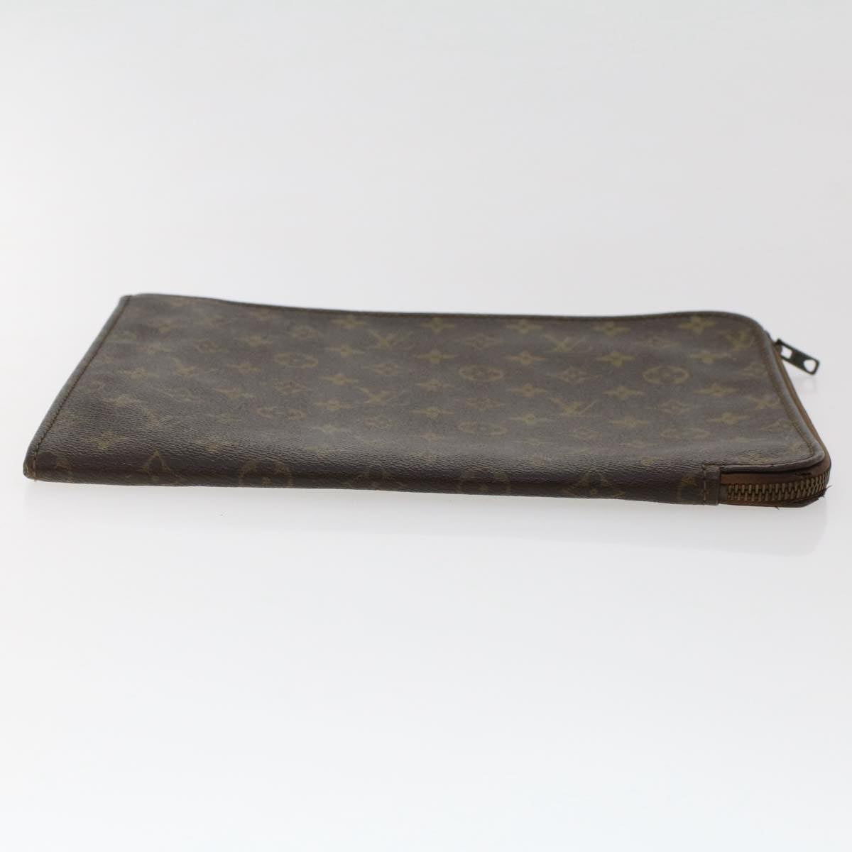 LOUIS VUITTON Monogram Poche Document Briefcase M53400 LV Auth yk8098B