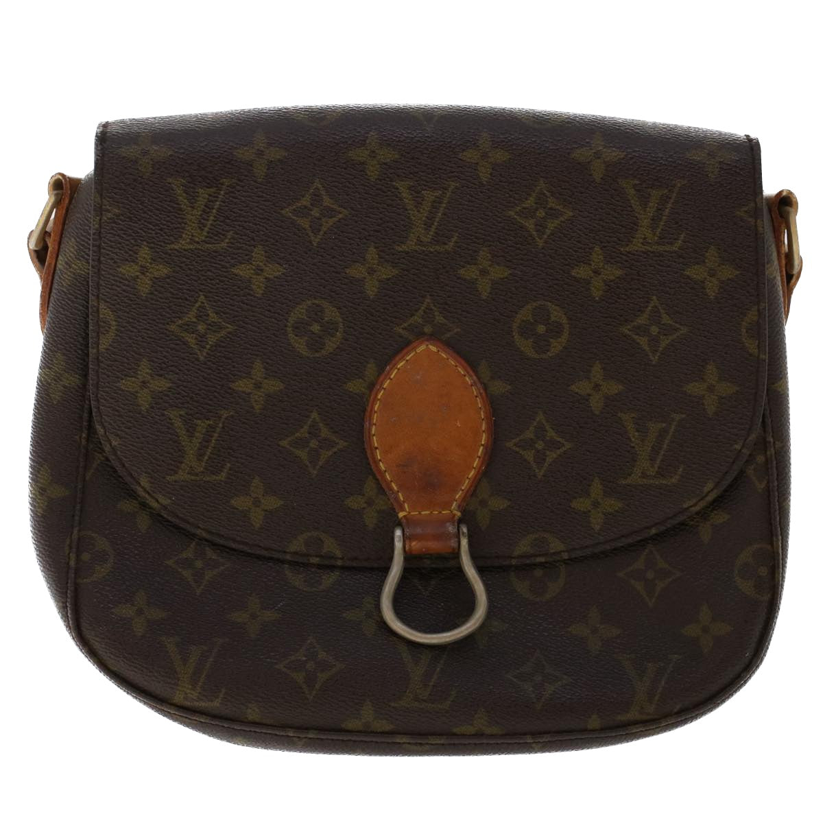 LOUIS VUITTON Monogram Saint Cloud GM Shoulder Bag Vintage M51242 Auth yk8101B