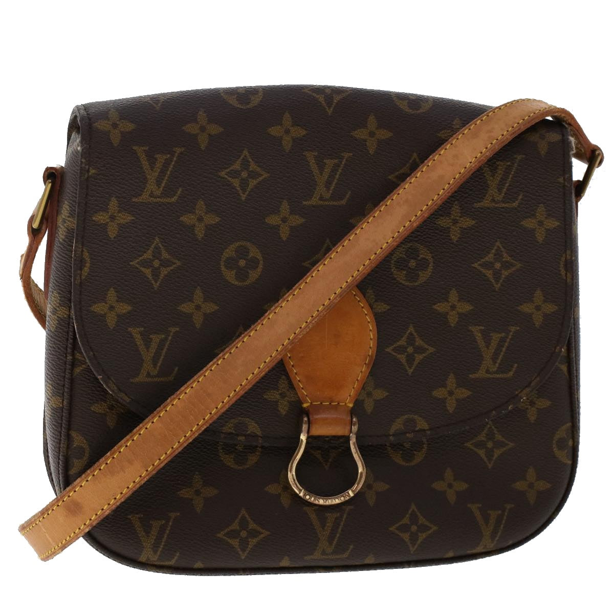 LOUIS VUITTON Monogram Saint Cloud GM Shoulder Bag M51242 LV Auth yk8103B