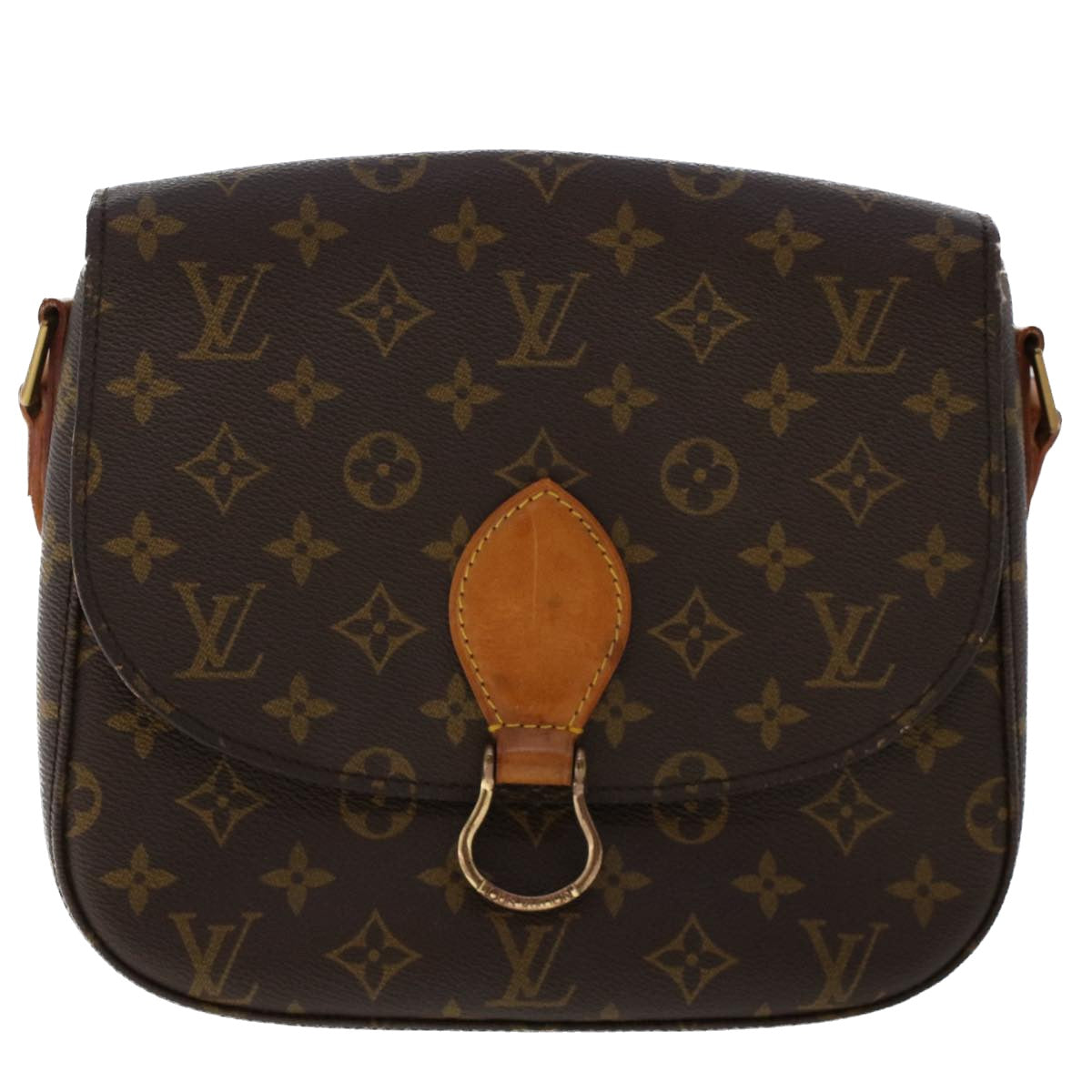 LOUIS VUITTON Monogram Saint Cloud GM Shoulder Bag M51242 LV Auth yk8103B