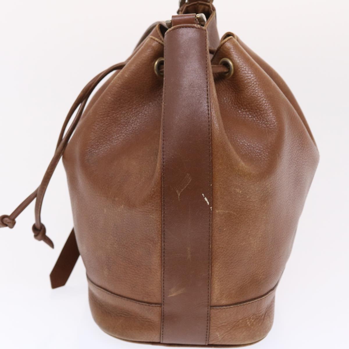 Burberrys Shoulder Bag Leather Brown Auth yk8108B