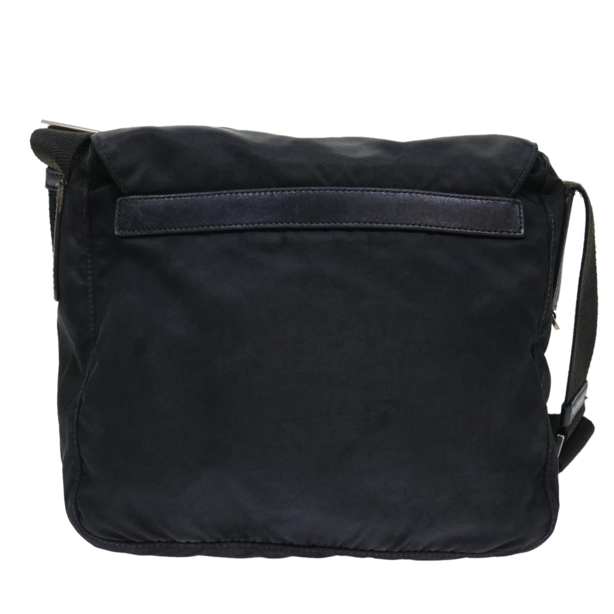 PRADA Shoulder Bag Nylon Black Auth yk8130B - 0