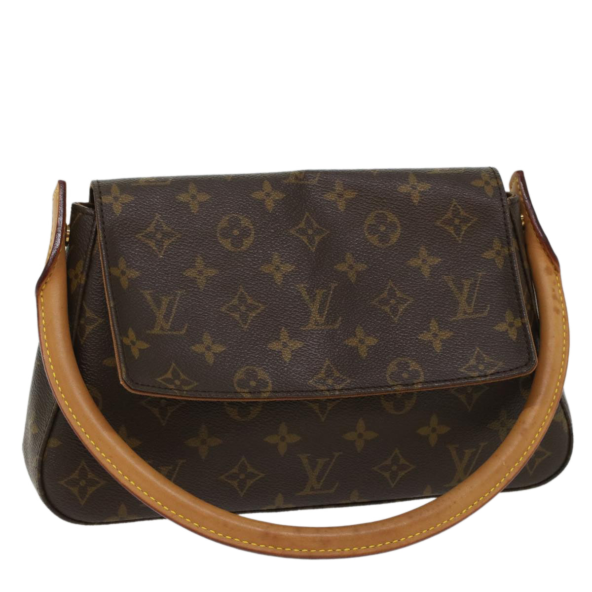 LOUIS VUITTON Monogram Mini Looping Shoulder Bag M51147 LV Auth yk8148B