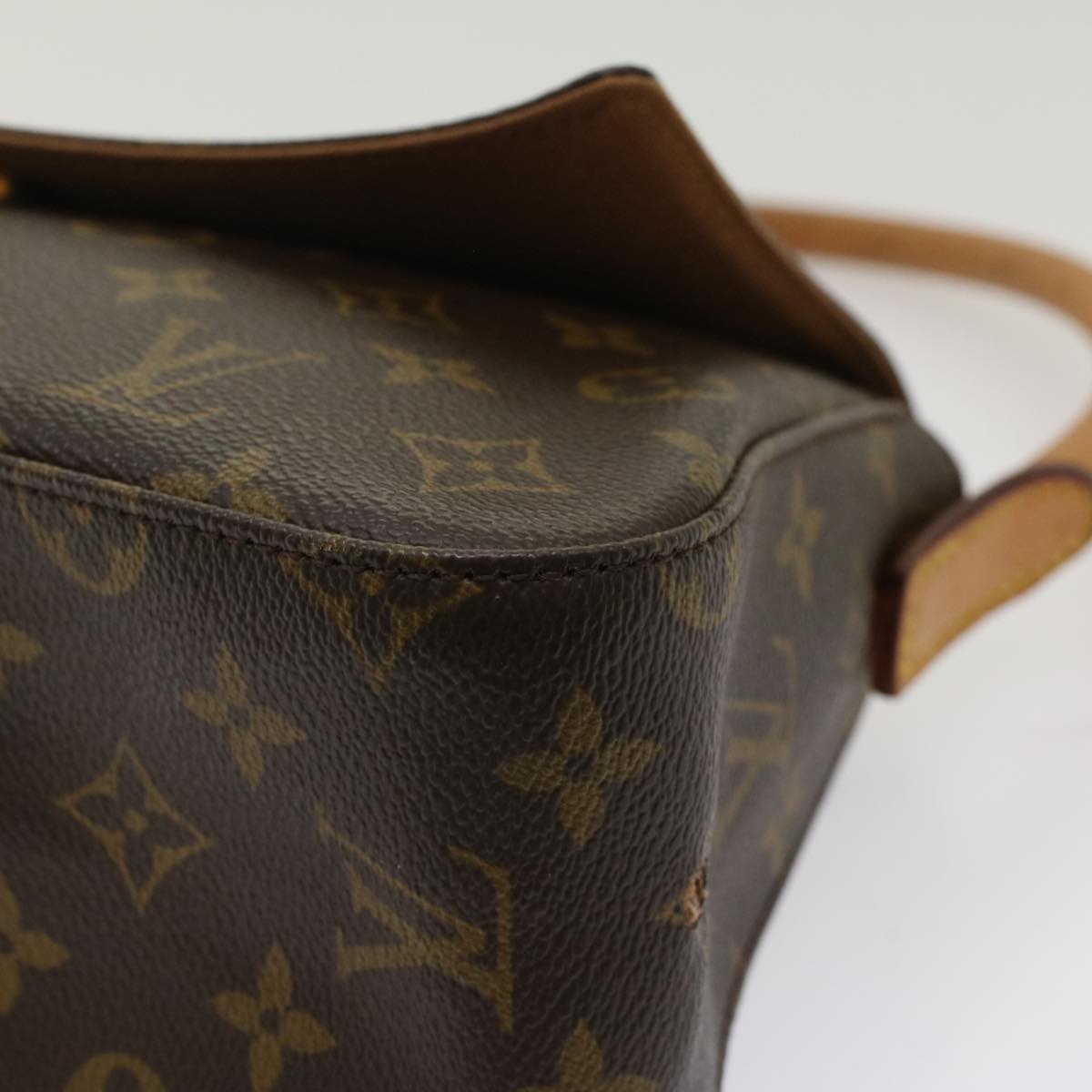 LOUIS VUITTON Monogram Mini Looping Shoulder Bag M51147 LV Auth yk8148B