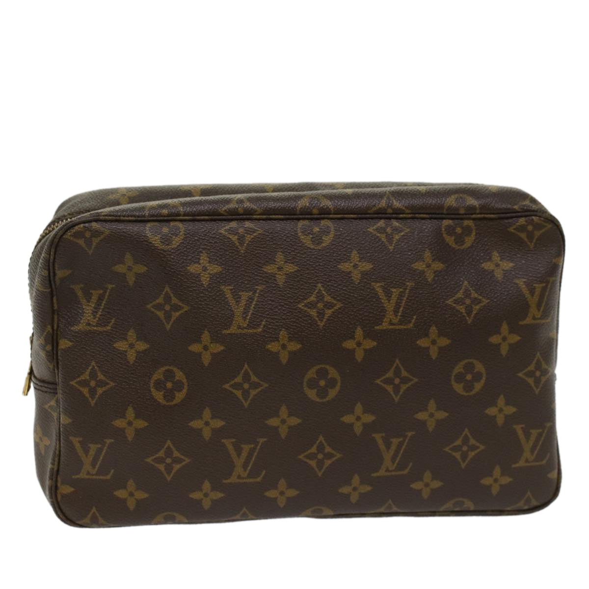 LOUIS VUITTON Monogram Trousse Toilette 28 Clutch Bag M47522 LV Auth yk8168