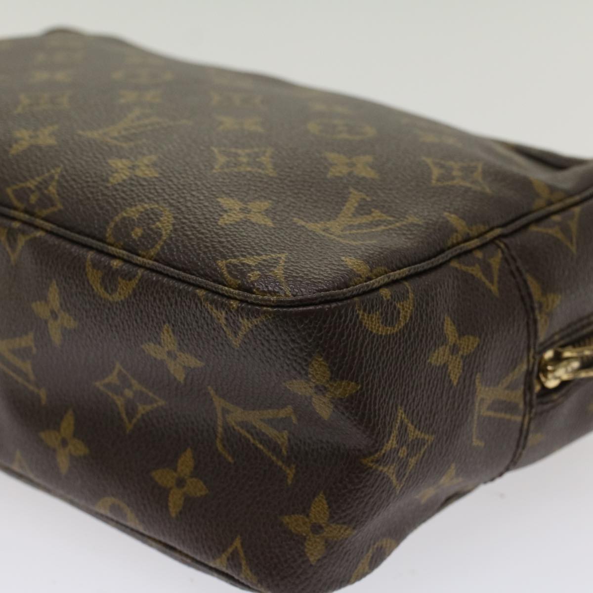 LOUIS VUITTON Monogram Trousse Toilette 28 Clutch Bag M47522 LV Auth yk8168