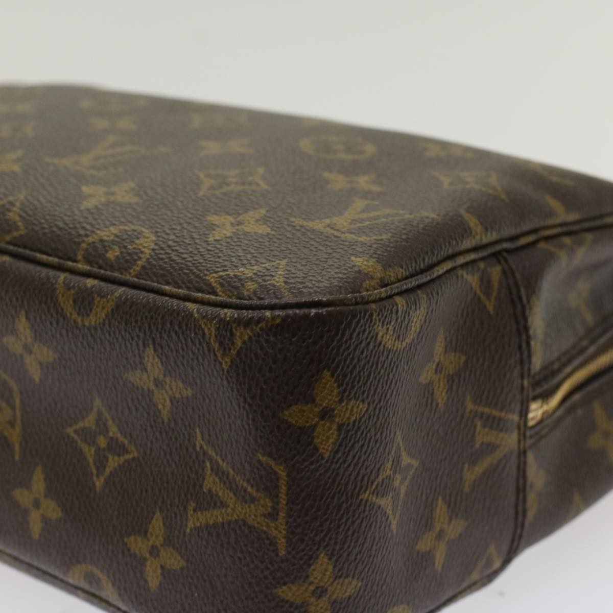 LOUIS VUITTON Monogram Trousse Toilette 28 Clutch Bag M47522 LV Auth yk8168