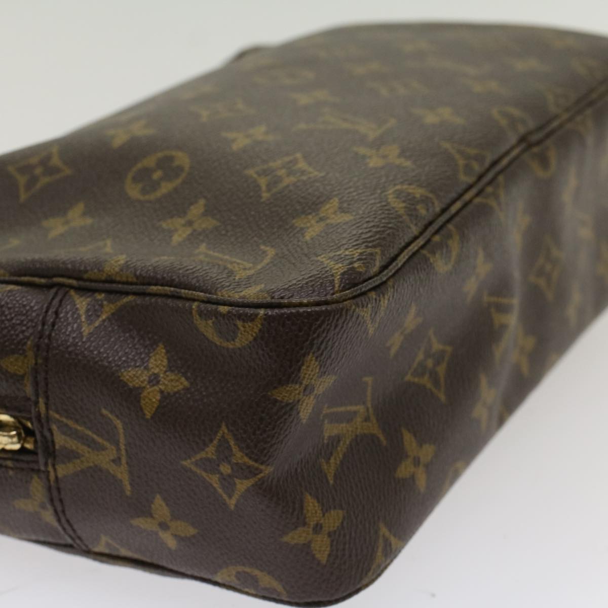 LOUIS VUITTON Monogram Trousse Toilette 28 Clutch Bag M47522 LV Auth yk8168