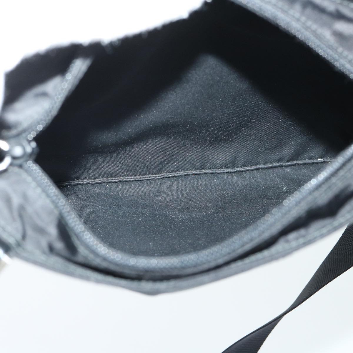 PRADA Shoulder Bag Nylon Black Auth yk8182