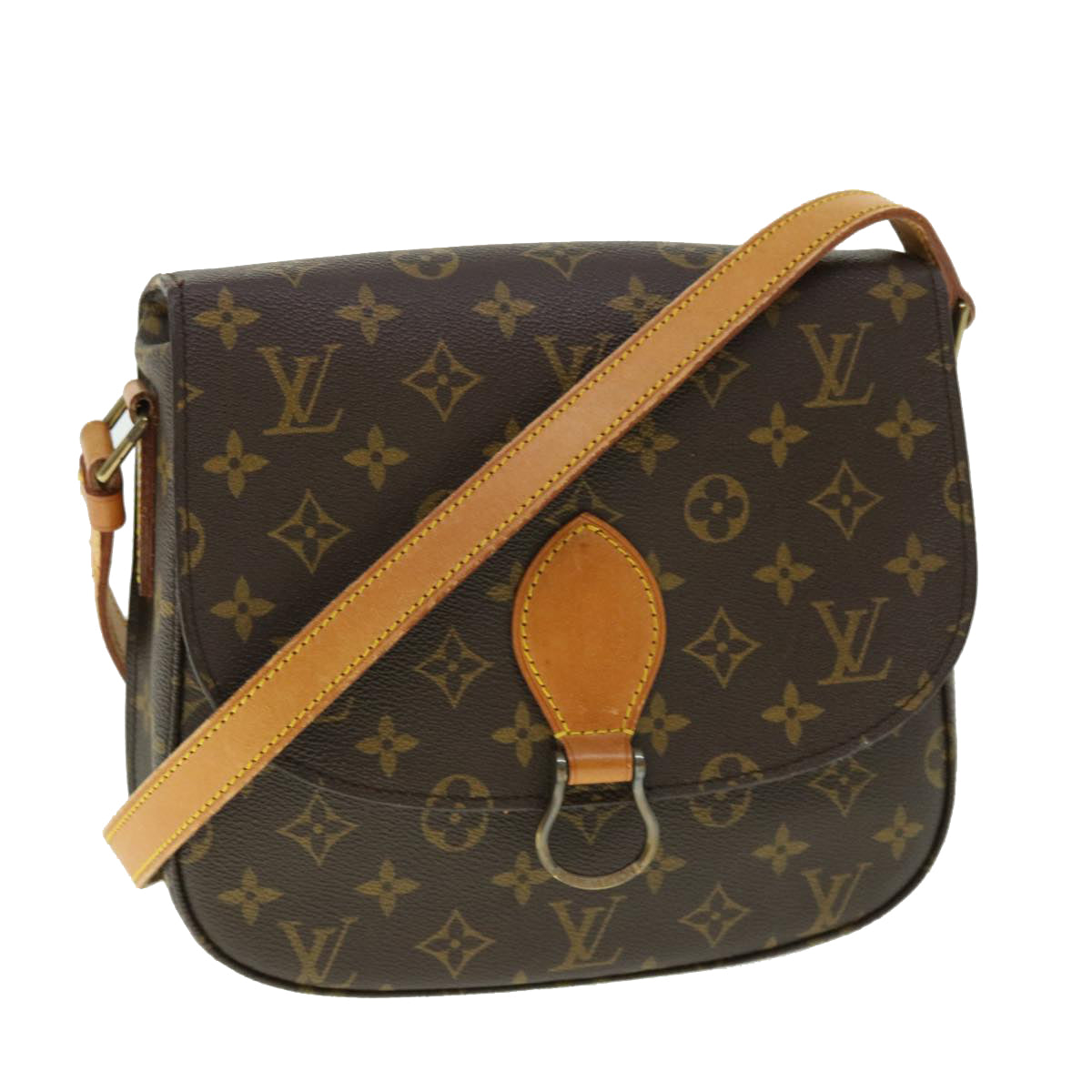 LOUIS VUITTON Monogram Saint Cloud GM Shoulder Bag M51242 LV Auth yk8200