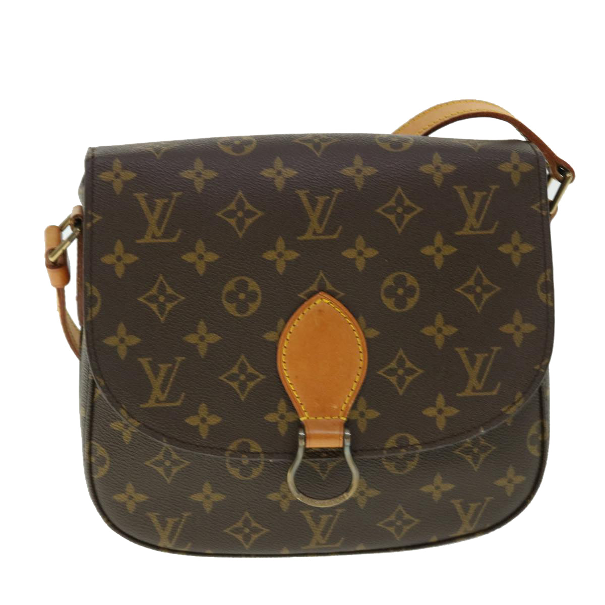 LOUIS VUITTON Monogram Saint Cloud GM Shoulder Bag M51242 LV Auth yk8200