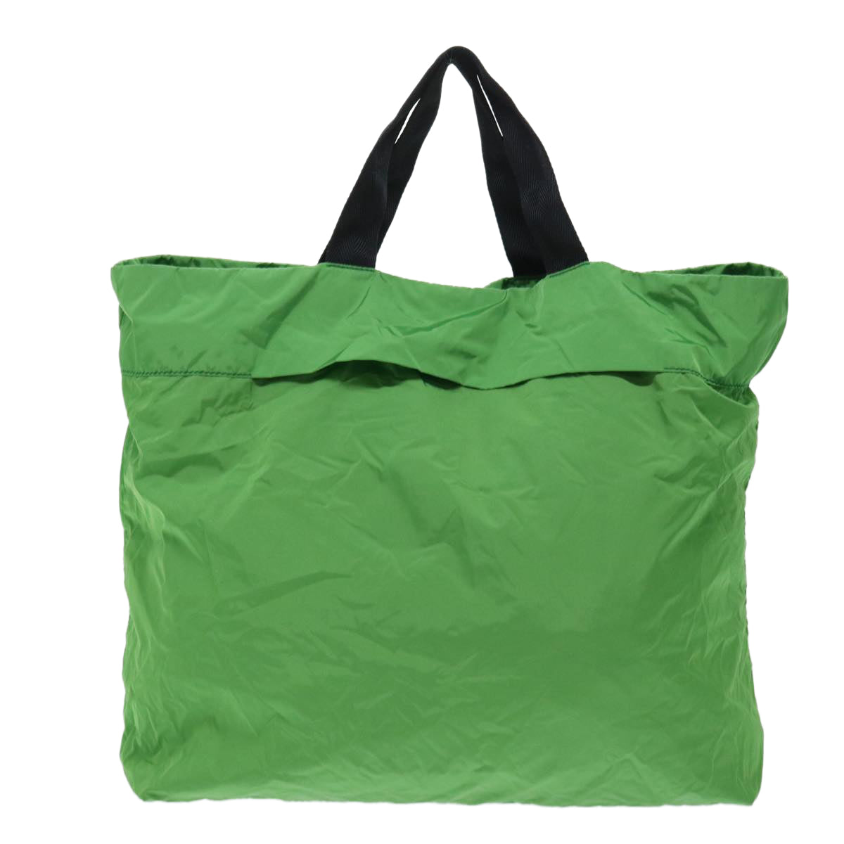 PRADA Hand Bag Nylon Green 1ARA13 Auth yk8208 - 0