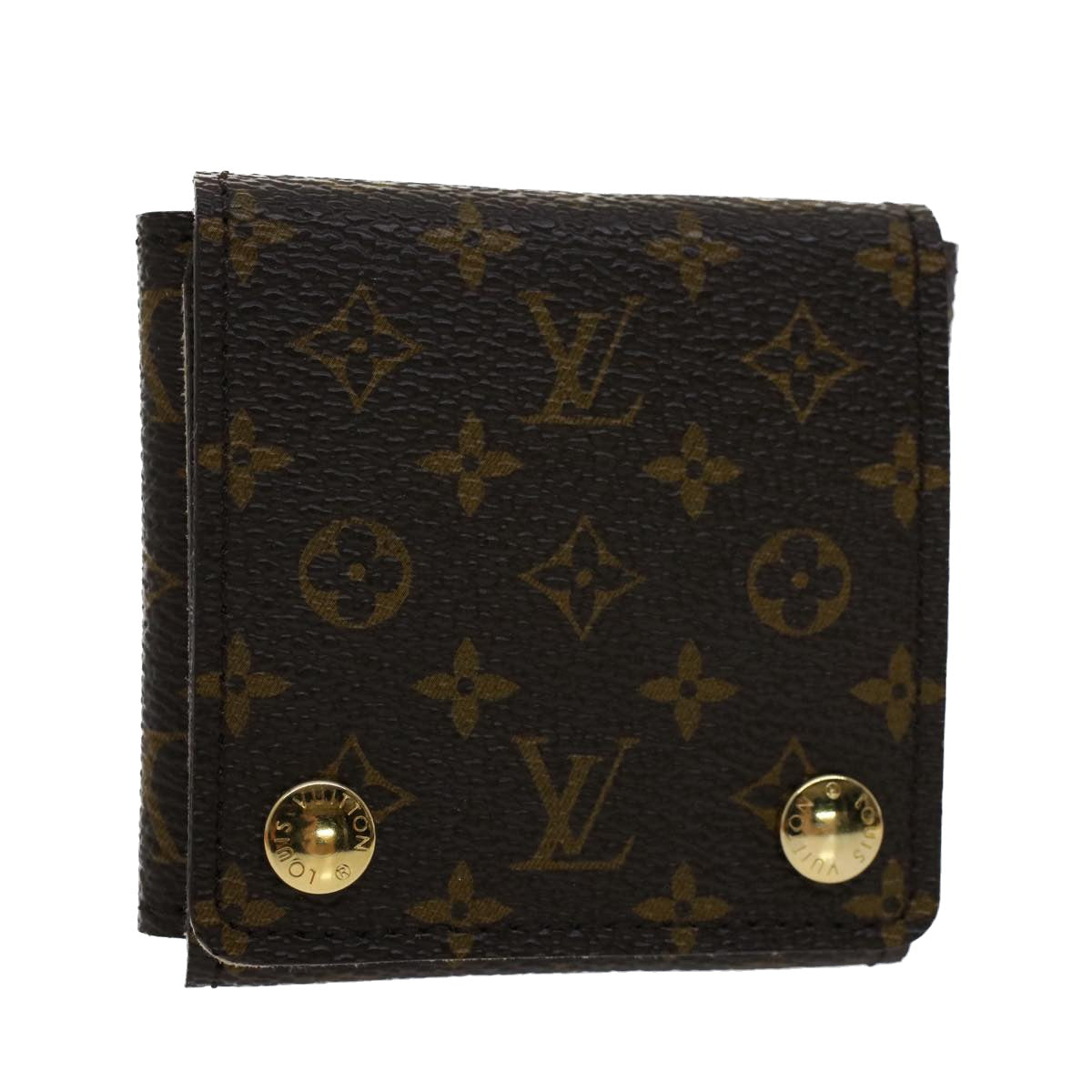 LOUIS VUITTON Monogram Jewelry Box LV Auth yk8225