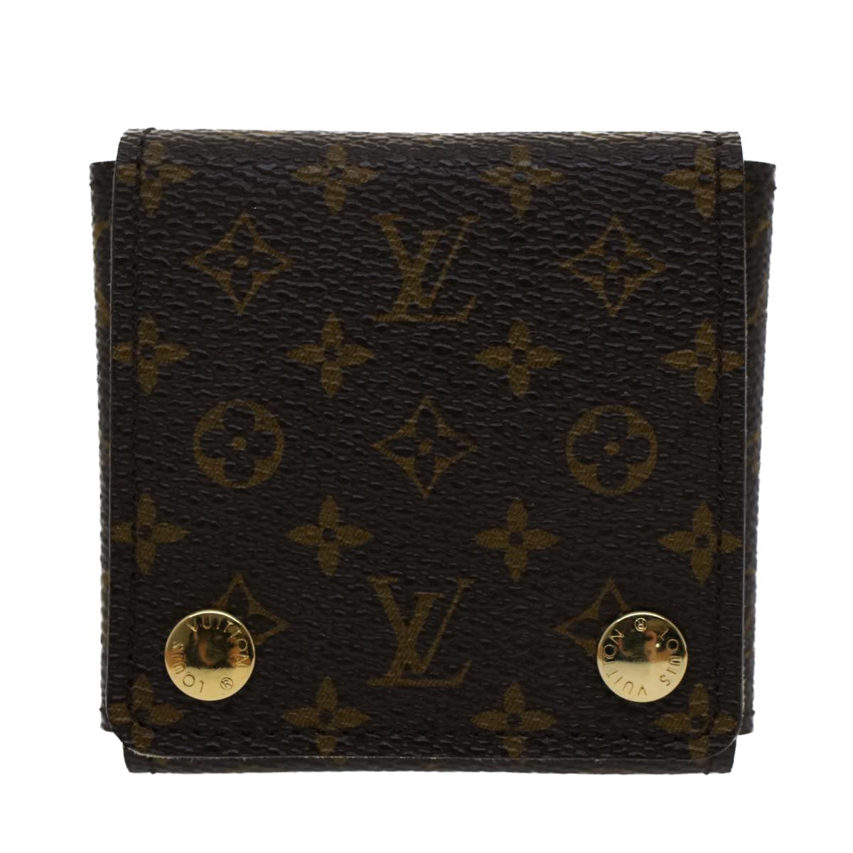 LOUIS VUITTON Monogram Jewelry Box LV Auth yk8225