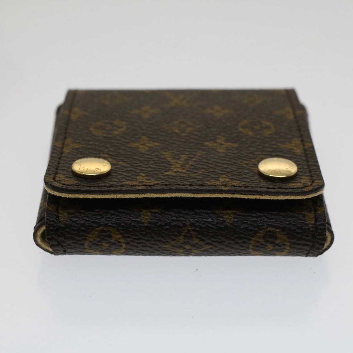 LOUIS VUITTON Monogram Jewelry Box LV Auth yk8225