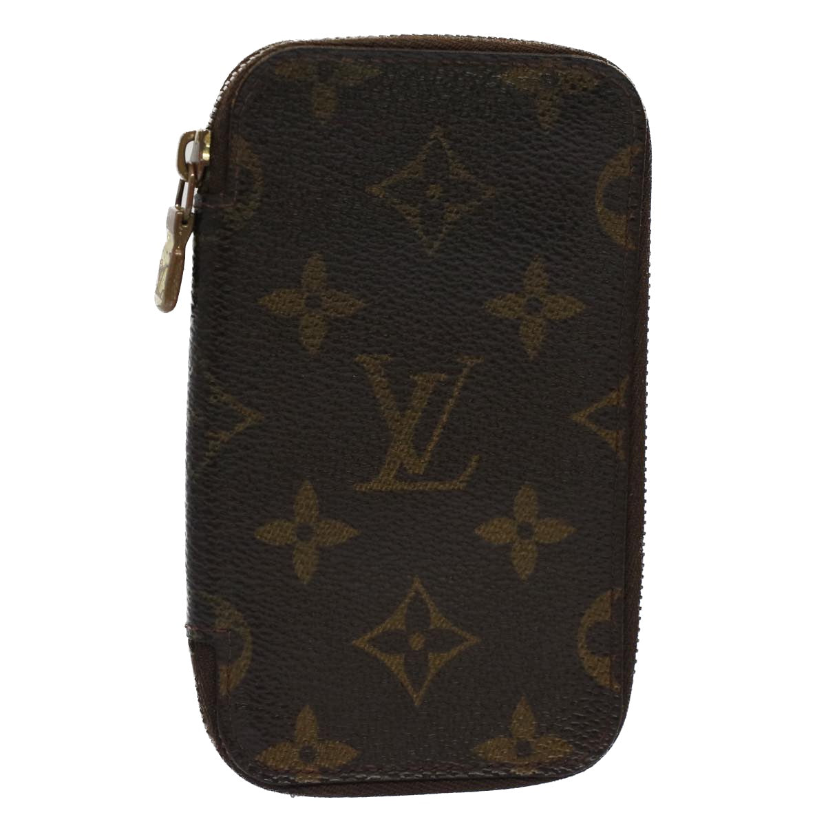 LOUIS VUITTON Monogram Pochette 6 Cure Key Case M62610 LV Auth yk8262