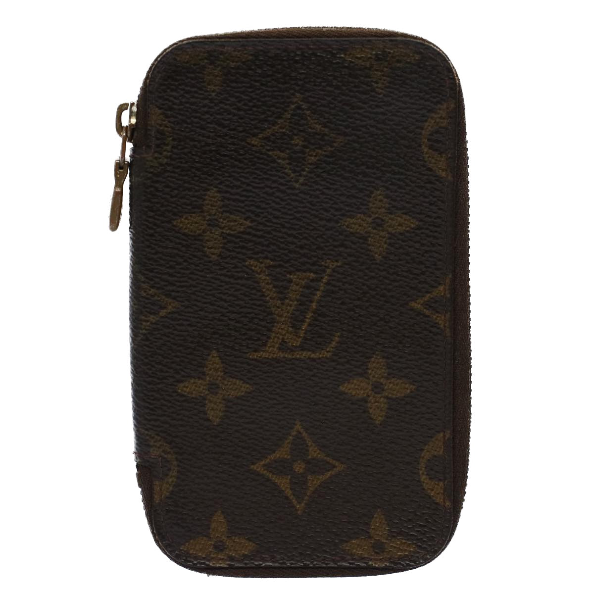 LOUIS VUITTON Monogram Pochette 6 Cure Key Case M62610 LV Auth yk8262