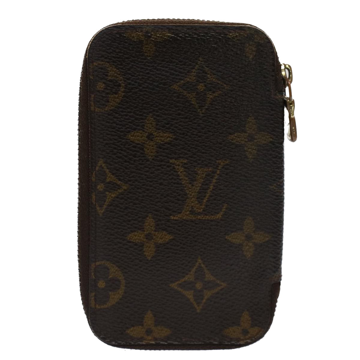 LOUIS VUITTON Monogram Pochette 6 Cure Key Case M62610 LV Auth yk8262