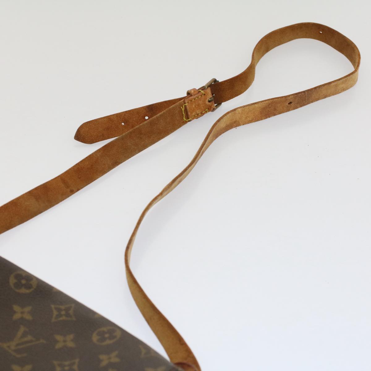 LOUIS VUITTON Monogram Cartouchiere MM Shoulder Bag M51253 LV Auth yk8271