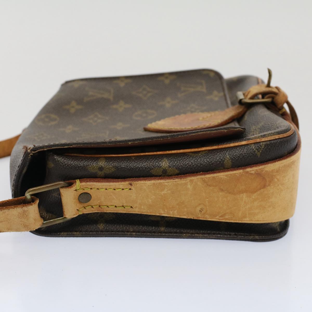 LOUIS VUITTON Monogram Cartouchiere MM Shoulder Bag M51253 LV Auth yk8271