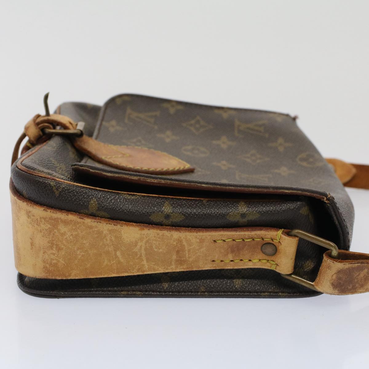 LOUIS VUITTON Monogram Cartouchiere MM Shoulder Bag M51253 LV Auth yk8271