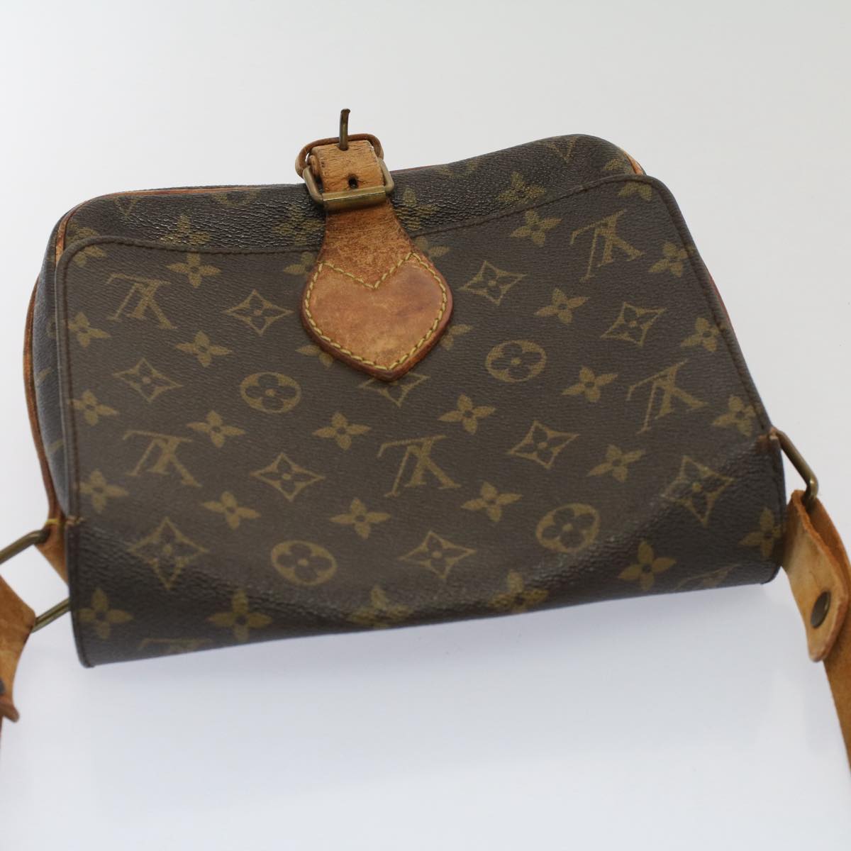 LOUIS VUITTON Monogram Cartouchiere MM Shoulder Bag M51253 LV Auth yk8271