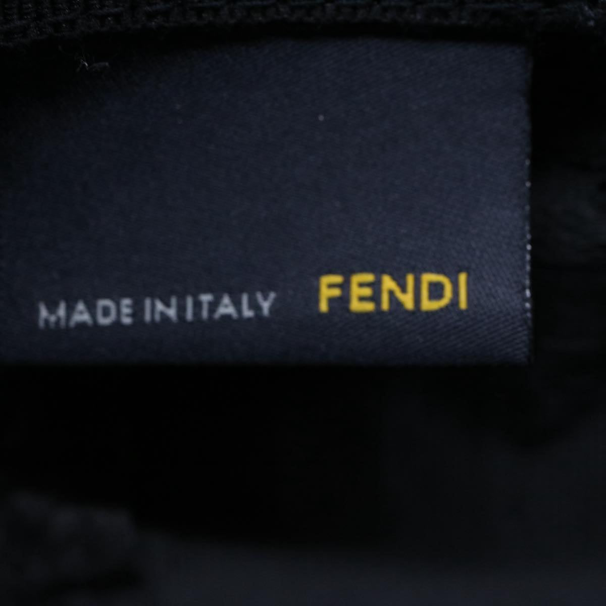 FENDI Zucca Canvas Cap M Black Brown Auth yk8280