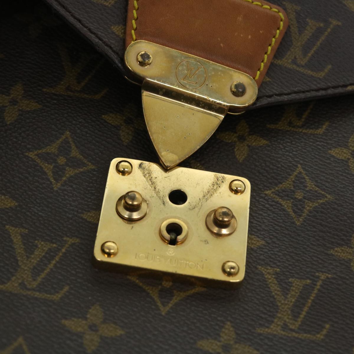 LOUIS VUITTON Monogram Serviette Conseiller Briefcase M53331 LV Auth yk8368B