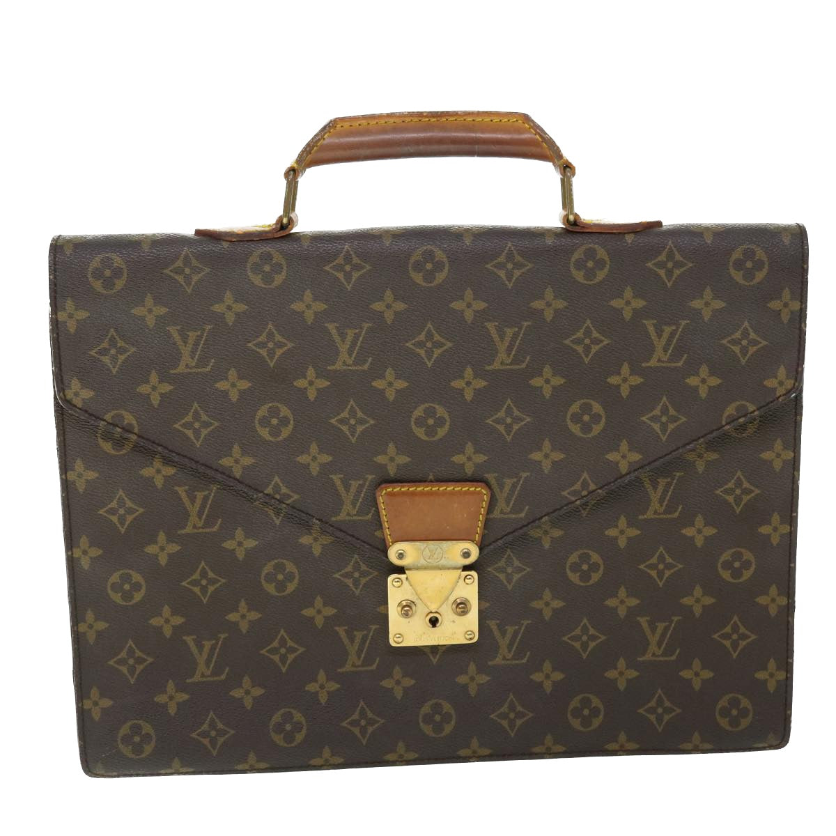 LOUIS VUITTON Monogram Serviette Conseiller Briefcase M53331 LV Auth yk8368B