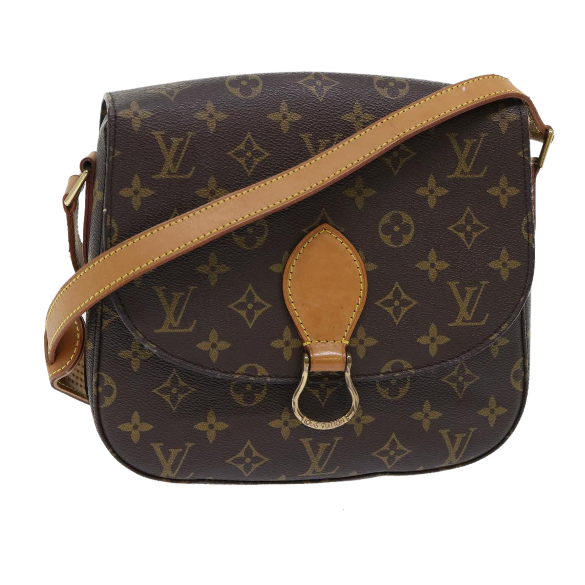 LOUIS VUITTON Monogram Saint Cloud GM Shoulder Bag M51242 LV Auth yk8381B