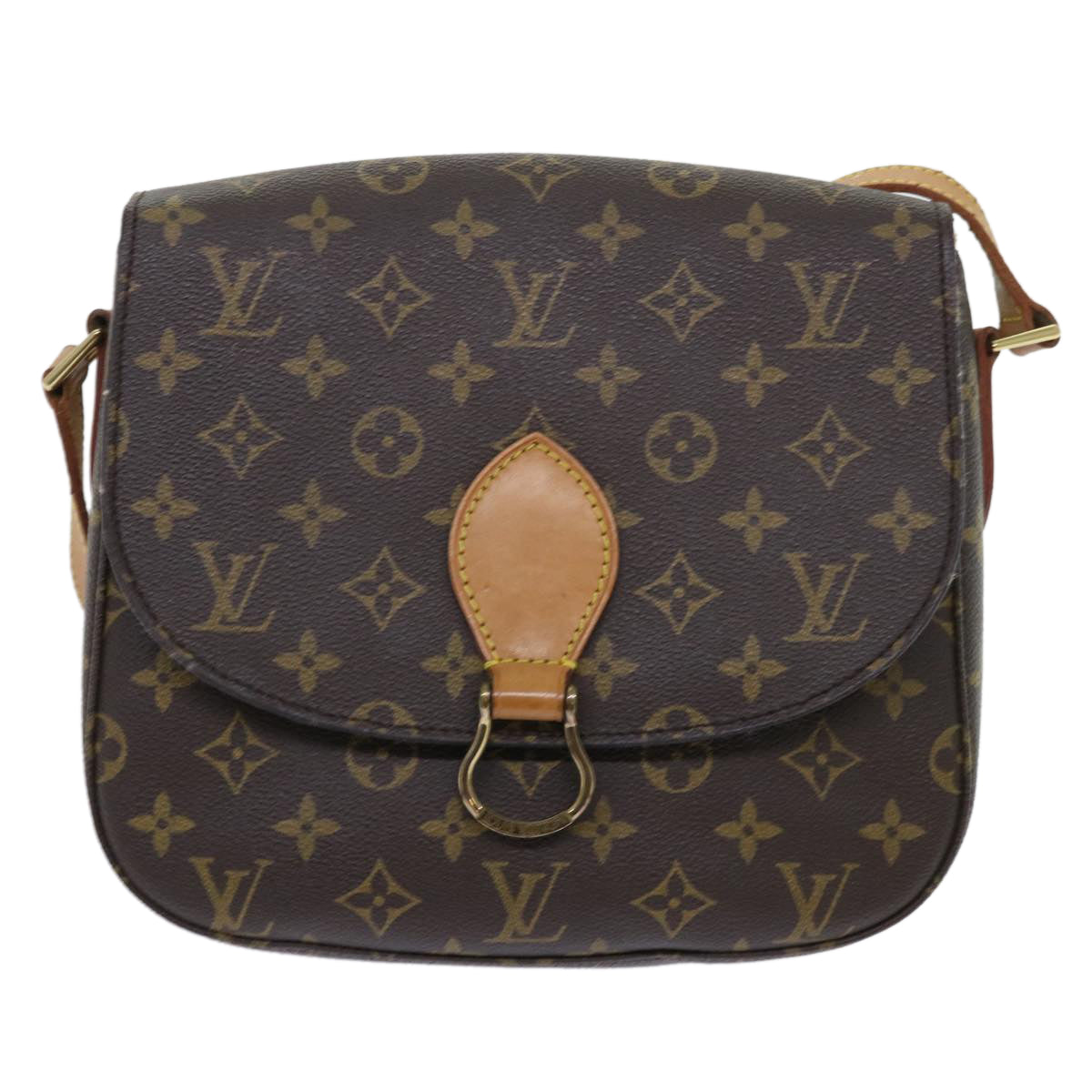 LOUIS VUITTON Monogram Saint Cloud GM Shoulder Bag M51242 LV Auth yk8381B