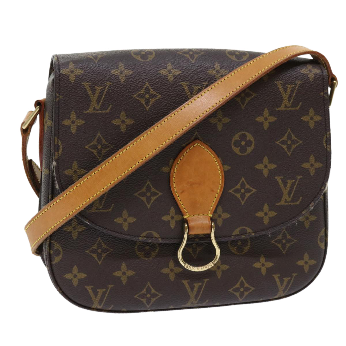 LOUIS VUITTON Monogram Saint Cloud GM Shoulder Bag M51242 LV Auth yk8382B