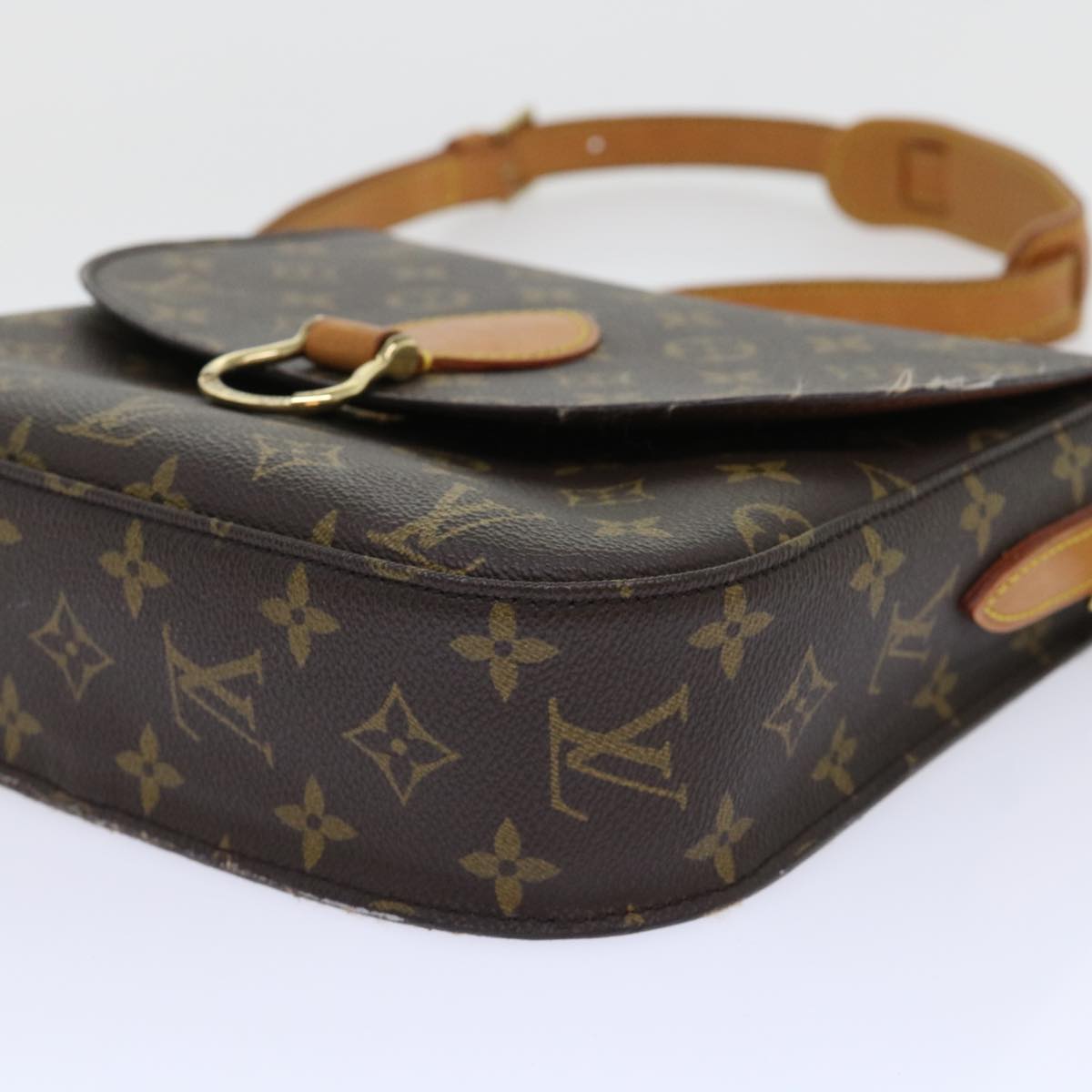 LOUIS VUITTON Monogram Saint Cloud GM Shoulder Bag M51242 LV Auth yk8382B