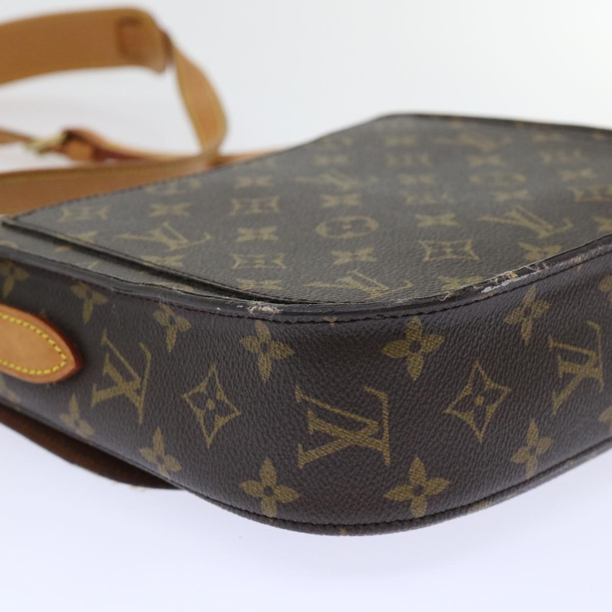 LOUIS VUITTON Monogram Saint Cloud GM Shoulder Bag M51242 LV Auth yk8382B