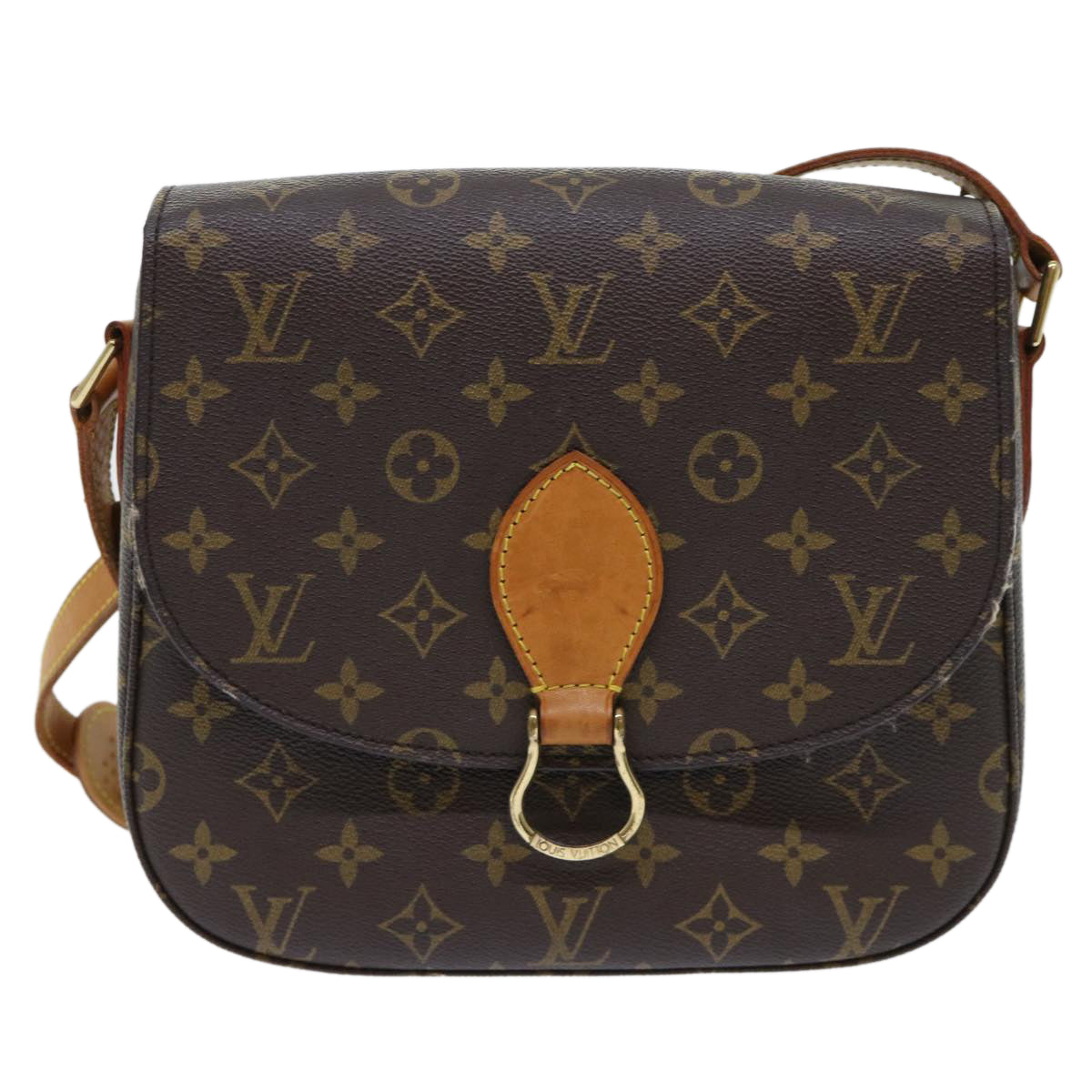 LOUIS VUITTON Monogram Saint Cloud GM Shoulder Bag M51242 LV Auth yk8382B