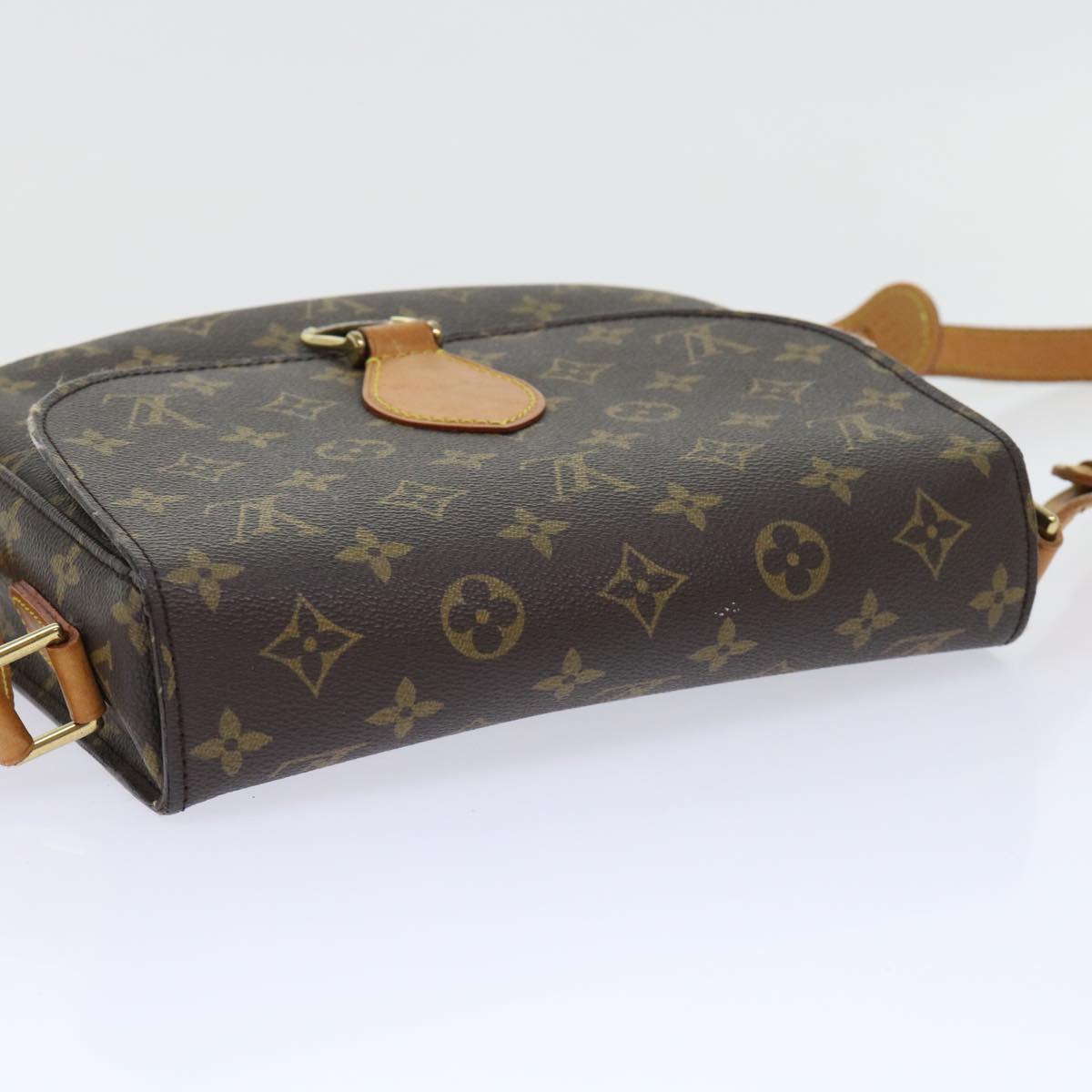 LOUIS VUITTON Monogram Saint Cloud GM Shoulder Bag M51242 LV Auth yk8382B