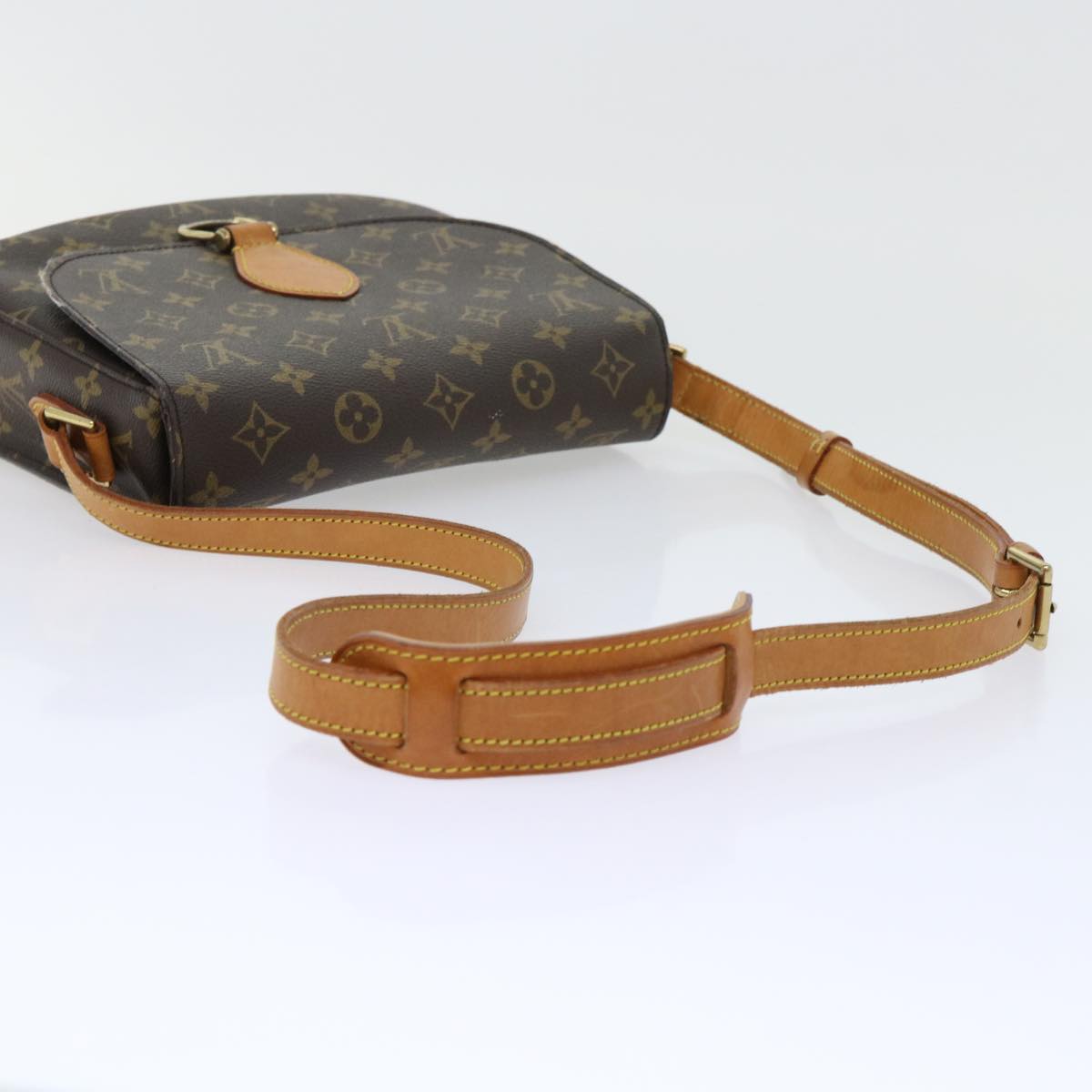 LOUIS VUITTON Monogram Saint Cloud GM Shoulder Bag M51242 LV Auth yk8382B