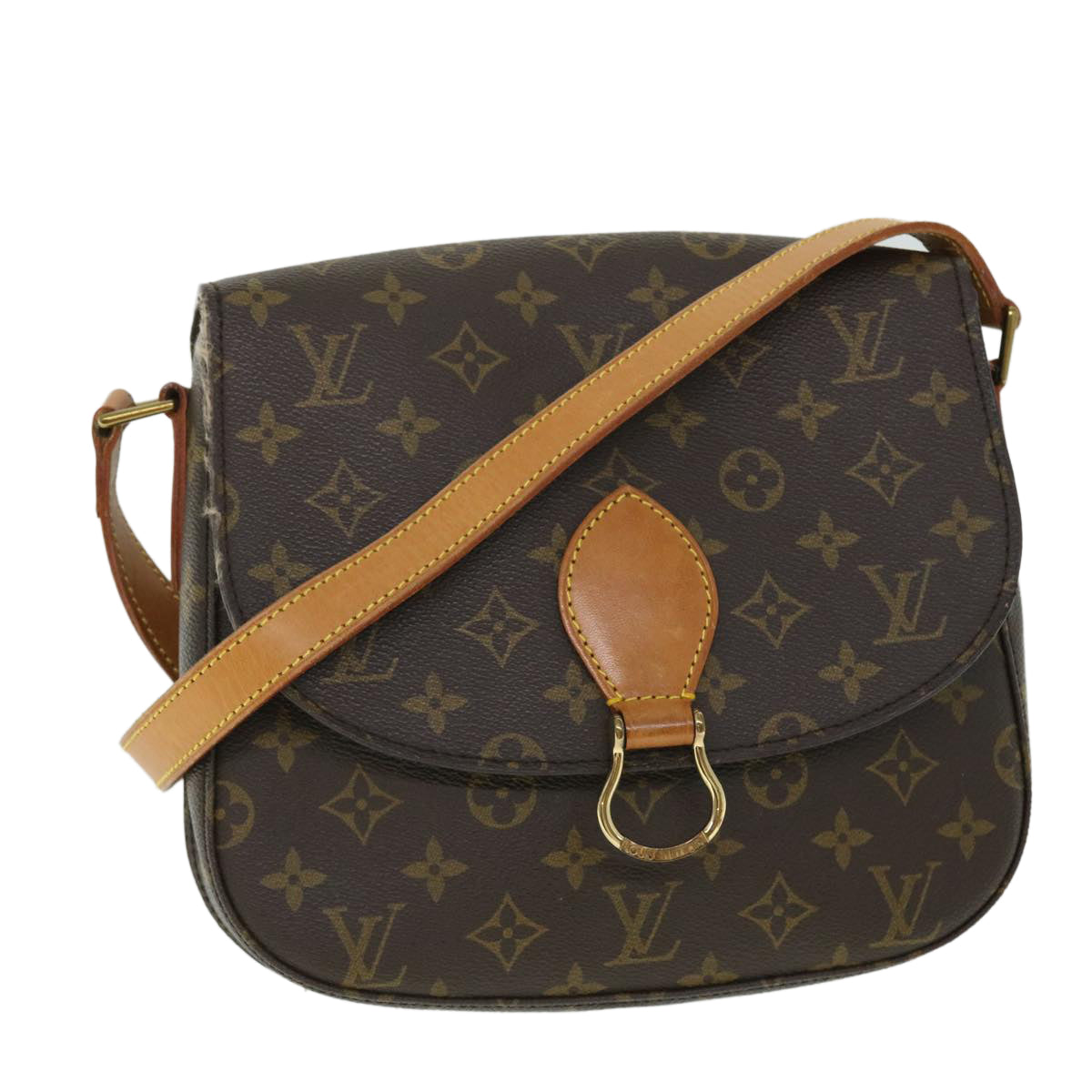 LOUIS VUITTON Monogram Saint Cloud GM Shoulder Bag M51242 LV Auth yk8400